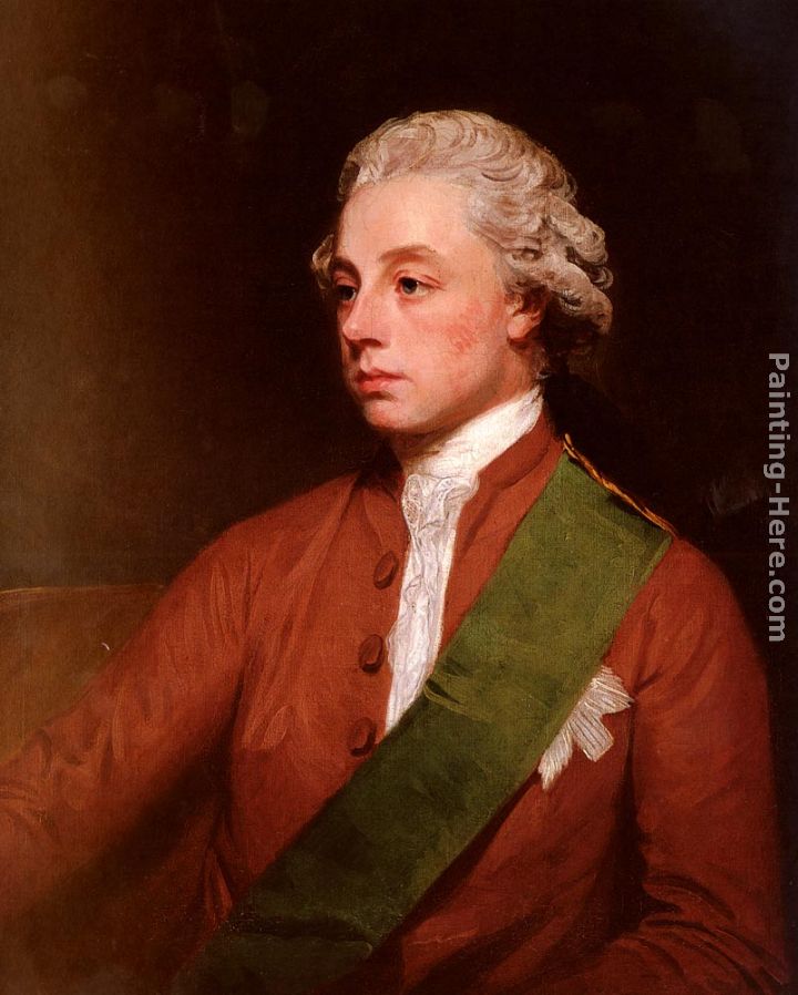 Portrait Of Frederick, 5th Earl Of Carlisle painting - George Romney Portrait Of Frederick, 5th Earl Of Carlisle art painting